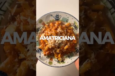 Old-Style Amatriciana 🍝 #shorts #cooking
