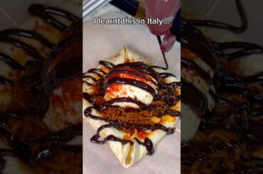 I learnt this in Italy… #food #eating #mukbang #pizza