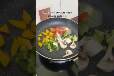 Italian white sauce pasta🍝 #whitesaucepasta #pasta #annapurna #shorts #ytshorts