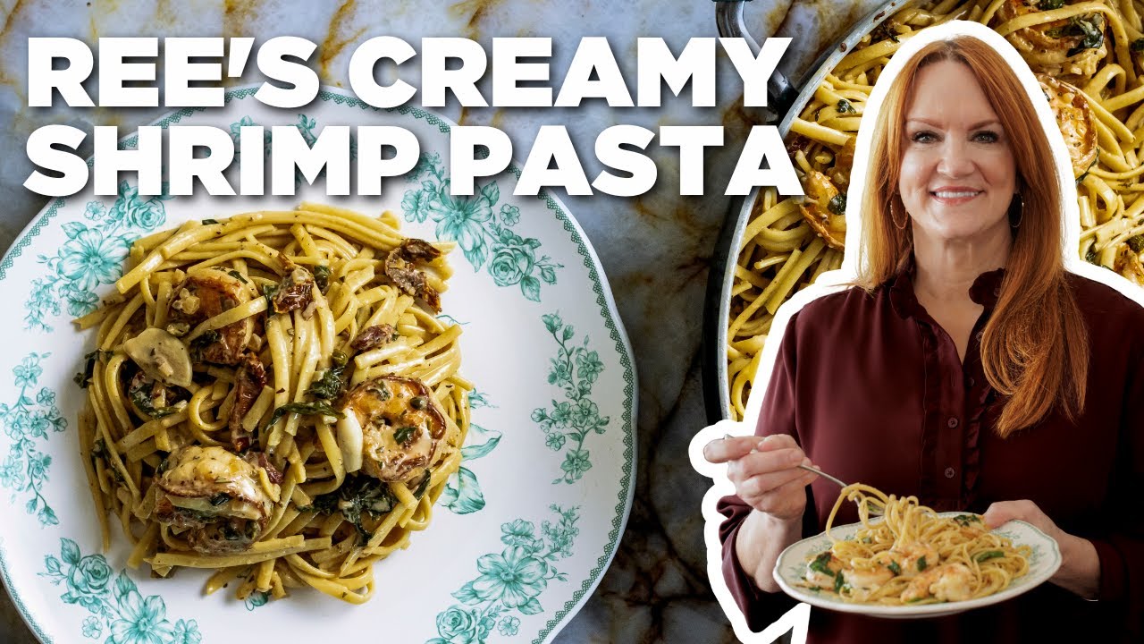 Ree Drummond’s Creamy Shrimp Pasta | The Pioneer Woman | Food Network Ree Drummond's Creamy Shrimp Pasta | The Pioneer Woman | Food Network