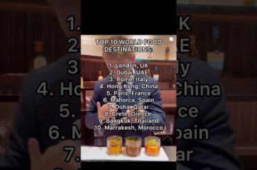 TripAdvisor just announced the ‘Top 10 Food Destinations in the World’. What do you think? 🤷🏽‍♂️