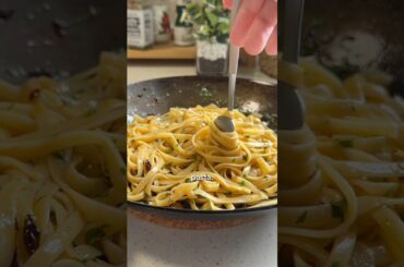 Oil pasta with an Asian twist