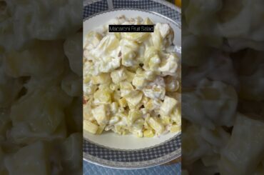 Creamy Macaroni Fruit Salad Recipe | Easy & Delicious Dessert Salad