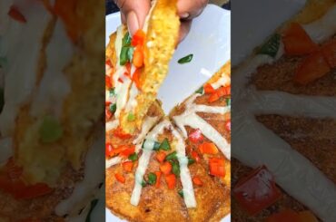 Egg Pizza Recipe #shorts #viralshorts