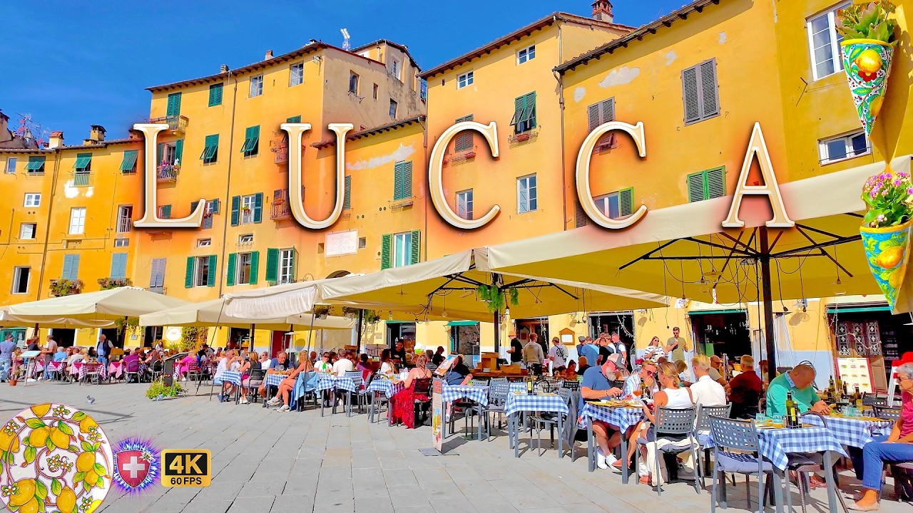 LUCCA ITALY ✨ Mystery of Labyrinth & Ovular piazza Walking tour 4K Fascinating town of Tuscany LUCCA ITALY ✨ Mystery of Labyrinth & Ovular piazza Walking tour 4K Fascinating town of Tuscany