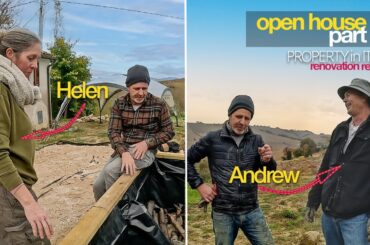 ITALY. How Andrew found his perfect house in 2 WEEKS & Helen explains HUGELKULTUR | 1hr special. #53