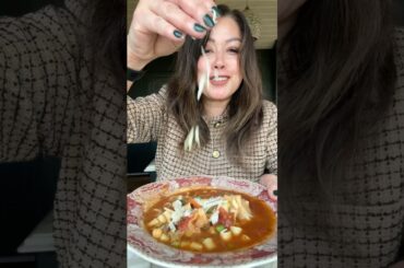 My husband measures how good an Italian restaurant is by their minestrone soup. 🤣￼