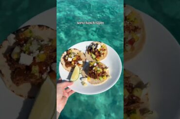 DITL PRIVATE CHEF ON a YACHT #sailing #privatechef #bahamas #belowdeck #yacht