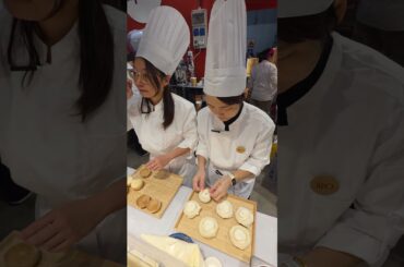 Making Chinese Sweets. Italy Food Festival