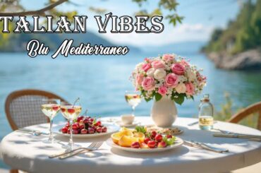 🎶 Italian Vibes & Mediterranean Music 🎶 2+ Hours Scenic Amalfi Coast & Lake Como Relaxation 4K
