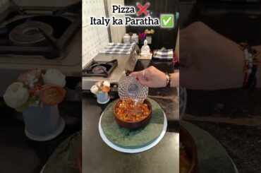 Pizza❌ Italy Ka Paratha #youtubeshorts #paratha