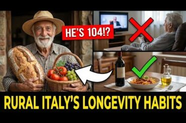 Rural Italy's 100-Year Secrets: Their Daily Longevity Habits