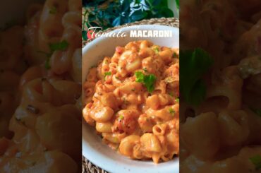 Tomato Macaroni 🍅 #elakkai #macaroni #macandcheese #easyrecipes