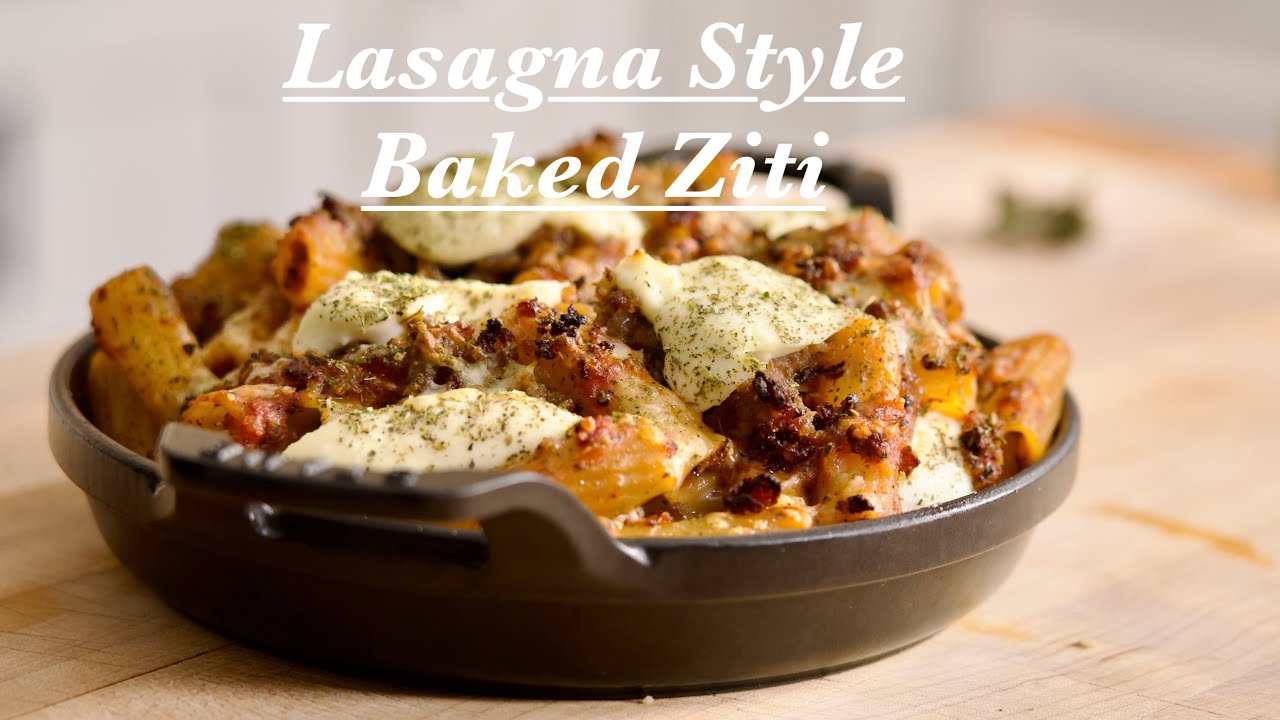 Lasagna Style Baked Ziti Lasagna Style Baked Ziti