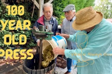 90 Days in Sicily - Day 6 - Pressing grapes with 100-Year-Old Wine Press - E101
