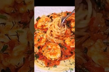 Shrimp Pasta That Will Win You Over 🦐 #pasta #recipe #shorts #seafoodpasta #shrimprecipes #cooking