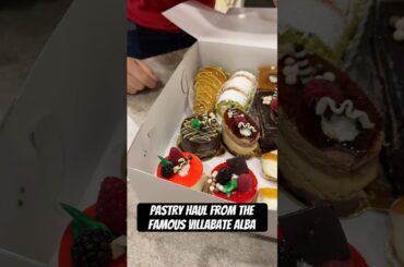 Pastry haul from the famous Villabate Alba! #villabate #italianfood #pastries #dessert