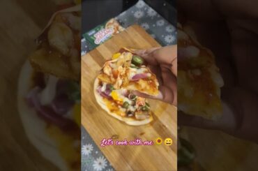 let's cook with me series day 30/30 days series Pizza from scratch #vegpizza #ytshorts #cooktogether