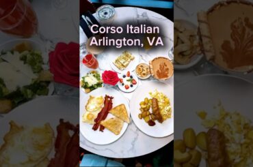 BEST Italian Brunch in Arlington, VA 🇮🇹 | $29 All-You-Can-Eat + Espresso Martinis