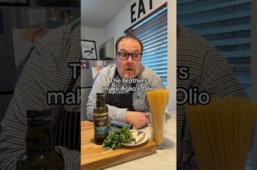 The Brothers make Aglio e Olio #shorts