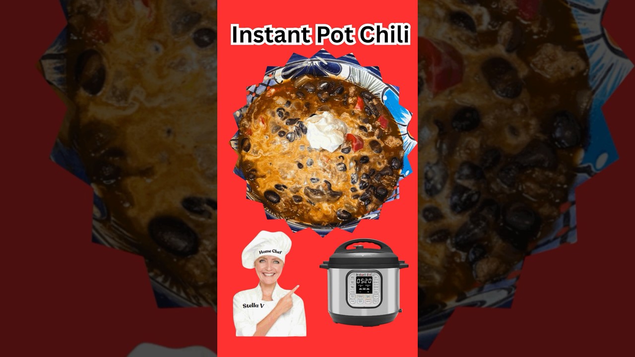 A rich, hearty Instant Pot Chili ready in just 30 minutes! 🌶️ A rich, hearty Instant Pot Chili ready in just 30 minutes! 🌶️