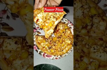 Homemade Paneer Pizza 🍕 #recipe #viral #shorts #trending #paneerpizza #pizza #shortsfeed