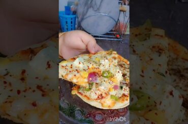 🍕extra cheese paneer loaded pizza #food #viral #recipe #short feed #housewife daily mini blog