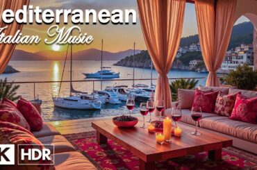 Timeless Italian Melodies 🎶🍷 Romantic Tuscany Sunset & Relaxing Mediterranean Bliss