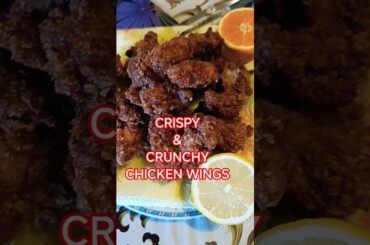 CRISPY CHICKEN WINGS YUMMY #italy #lynitaly #food #fried #chicken #yummy #italianchicken