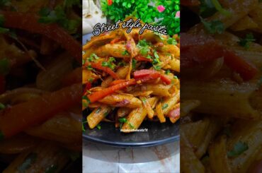 Street Style Pasta #shorts #trending #streetfood #recipe #pasta #cooking