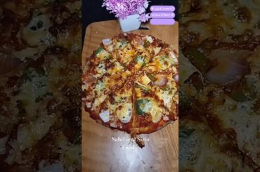 Delicious Homemade Pizza Making 🤤👌👍♥️..#shortvideo #youtubeshorts #pizza #cooking