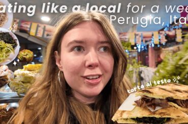 what I eat in a week in Italy! *cozy* time w/ friends, resting, good food!