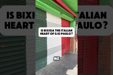 São Paulo has an Italian neighborhood?!