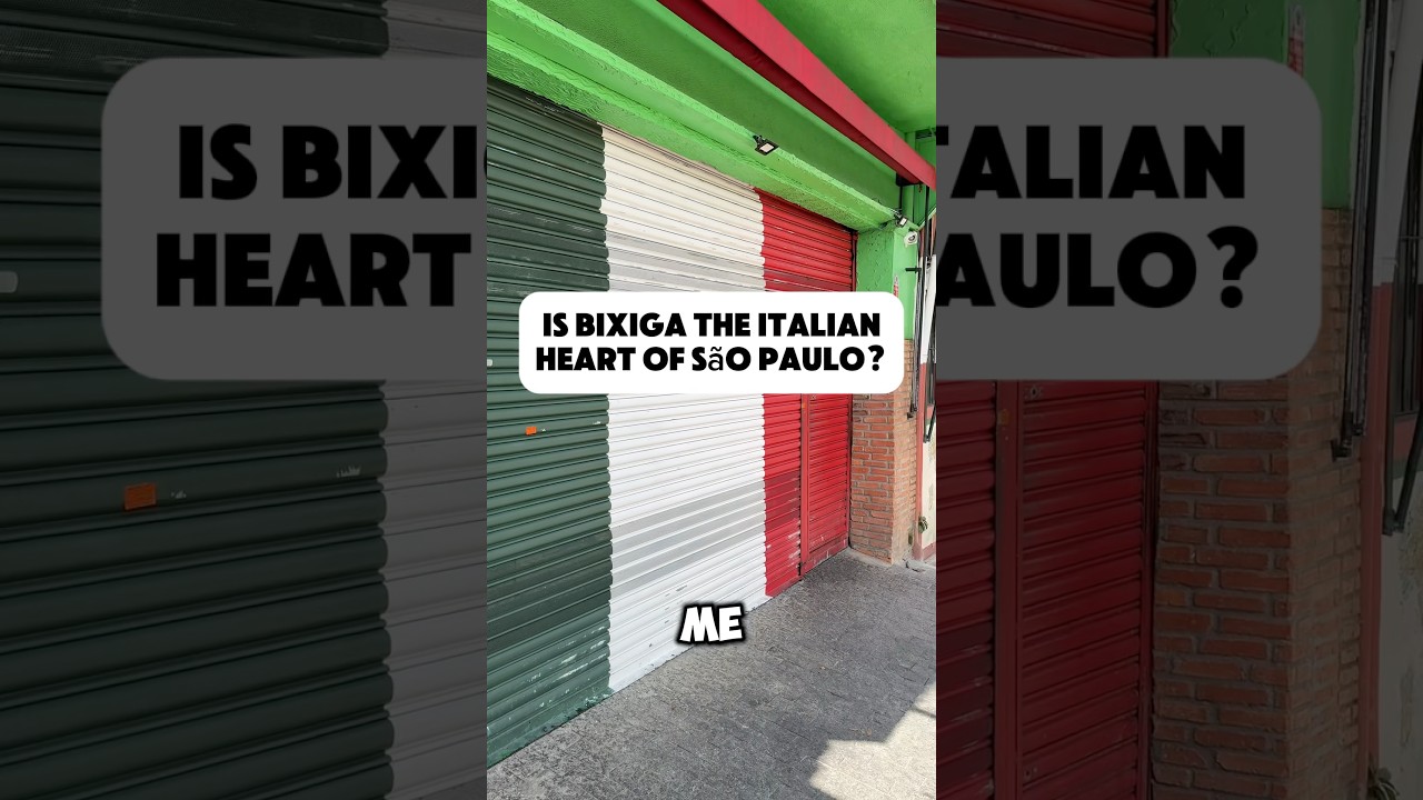 São Paulo has an Italian neighborhood?! São Paulo has an Italian neighborhood?!