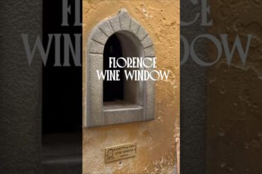 Florence's Forgotten Wine Windows Are Back!