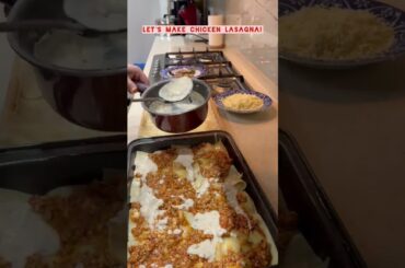CHICKEN LASAGNA #lasagna #italianfood #trending#ytshorts #viral #youtubeshorts #shortsfeed#foodreels