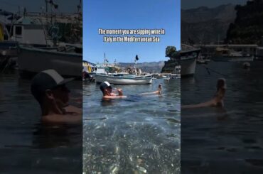 Turns out all we needed was water, sunshine and zero plans.  In Italy.