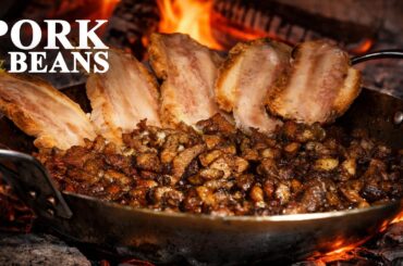 Rustic Italian Pork and Beans — Sinfully Tasty 🔥 Fire-Cooked