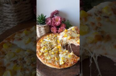 Cheesy Sweetcorn Pizza Recipe 🔥🔥#cheese #sweetcorn #pizza #recipe #viral #video #food #shorts
