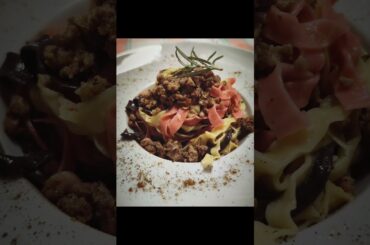 Duetto di Tagliatelle all'Essenza di Cinghiale 🐗