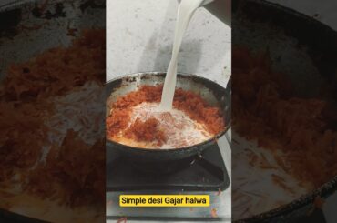 Winter Special Gajar Ka Halwa ASMR Cooking || #shorts #cooking #gajarkahalwa #food #crunchytreats