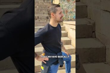 Italy Man eating with hand😳 #foreignerinindia