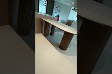 AIDEAL — Best Sintered Stone Dining Table in Singapore | Customised Travertine Dining Table