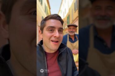 Casu Marzu in Italy! AI Food Tour #cheese #tastetest #italianfood #foodtour #foodvlog #funny #italy