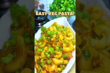 Easy Veg Pasta Recipe | #shorts #ytshorts  #pasta #cooking  #food #recipe #sgbitekitchen