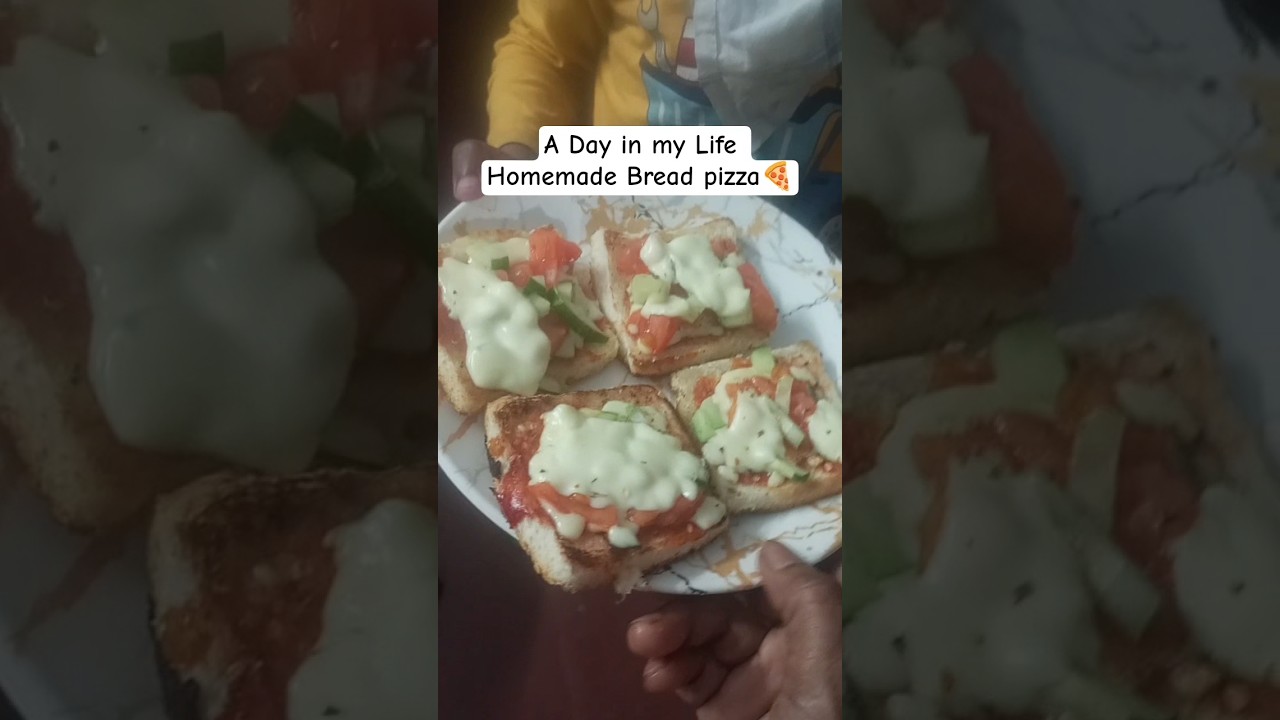 🔥🔥 A Day in My Life 🫰 | Homemade Bread Pizza 🍕😋 #ytshorts 🔥🔥 A Day in My Life 🫰 | Homemade Bread Pizza 🍕😋 #ytshorts