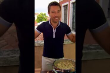 Chef Gino Prepares an Amazing Risotto With Italian Sausages | Gino's Italian Escape  #chef #cooking