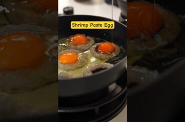 🤤Sweet and Sour Shrimp🦐🔥 Paste with Poached Egg!#shorts #food #cooking #delicious #asmr #vlog#recipe