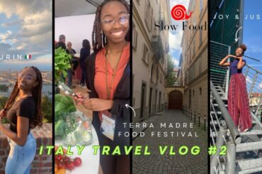 Terra Madre Food Festival in Turin, Italy 🇮🇹Travel Vlog ✈️💕