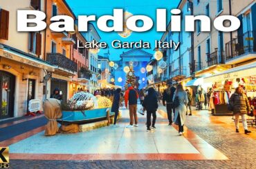 Lake Garda Italy Walk 🇮🇹 | Bardolino Scenic 4K Tour (January)